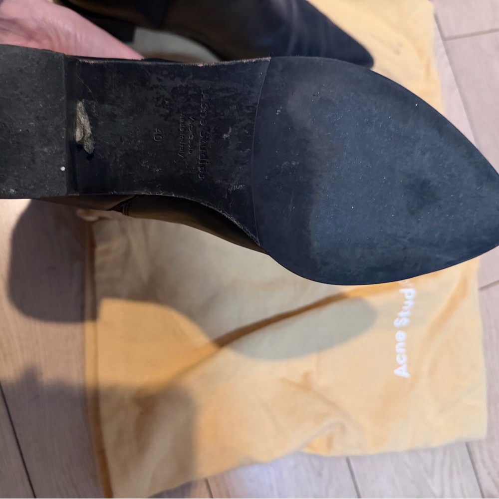 Acne Studios Jensen Leather Boots - Picture 9 of 9